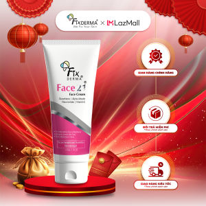Kem Dưỡng Hỗ Trợ Trắng Sáng Da FIXDERMA Face21 Face Cream 50g Giúp Da Mịn Màng Đều Màu [Hùng Lợi]