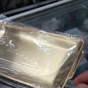 Khay đựng Spa bằng Vàng khay tiểu phẫu phòng khám Spa siêu đẹp 23*15 cm