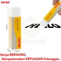 Penghapus Pensil Joyko isi 30 Tanggung / Eraser EB 30 Hitam Black / ER 30 Putih White  B 30  ( 1 Pak ). 