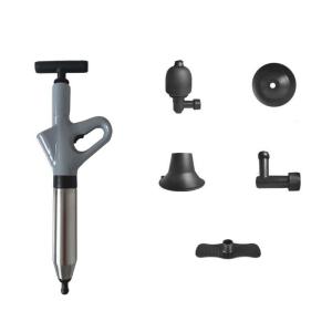 Chuyên nghiệp 120psi không khí Powered cống unclogger với áp kế 8 kPa tay cầm ABS thép không gỉ