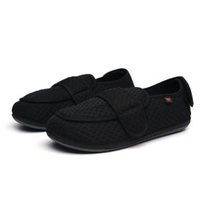 Banchugw Diabetes shoes Freely adjustable thin soles lightweight soft widened shoes feet swollen fat deformation injured feet shoes