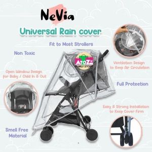 Nevia Universal Rain Cover - Pelindung / Penutup Stroller