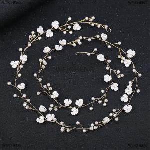 [COD] WEICHENG Headbands Wedding Hair Accessories Handmade Floral Rhinestone Hair Ornament For Bride Girls