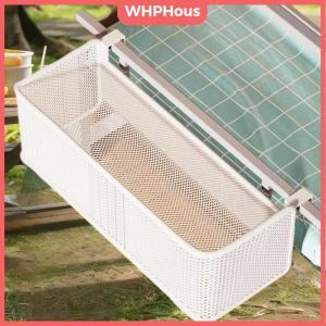 WHPHous Bedside Hanging Storage Basket Space Saving Multifunctional Metal Bedside Shelf For Hotel Office Dorm Bed & Bunk Bed Bedroom