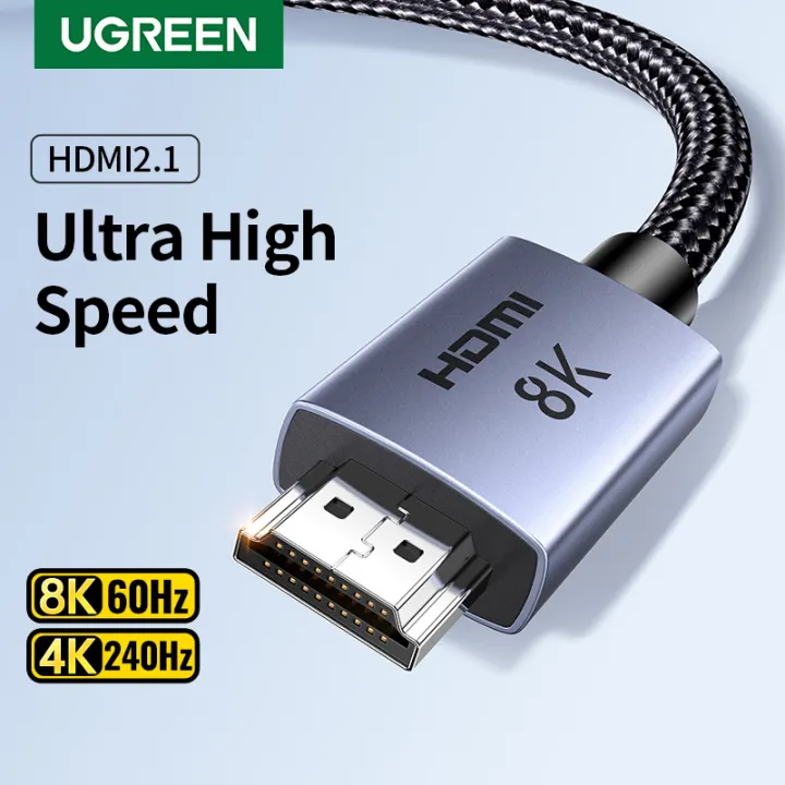 UGREEN HDMI HDMI Cable 8K 48Gbps Ultra High Speed Cord 4K120Hz/8K60Hz  Support Dynamic HDR eARC Dolby Atmos HDCP Compatible with PS5 PS4 Xbox Roku 