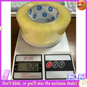 UNISPACE Packing tape clear(BOPP) 100m/200m/300m 2inch(48mm) for sealing carton or packaging use.