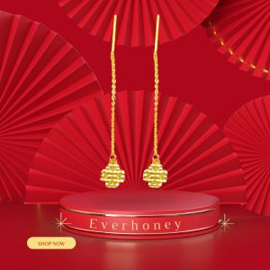 916 Gold Drop Leaf Threader Earrings Pull Through Long Chain Tassel Drop Hypoallergenic Lightweight Dainty Fine Jewelry Women Girl Teen Gift