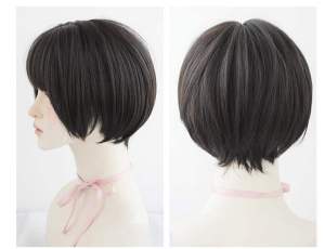 TSE Wig Women Short Hair Wave Wigs For Round Face Cute Short Hair BOBO Wg 28CM Length SW13 D3110
