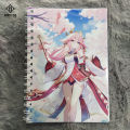 Genshin Impact Notebook Kirara Ganyu Nahida Dehya Yae Miko Shogun Raiden | FROST TEE. 