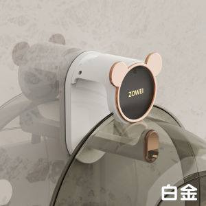 Retouch Wall Mounted Washbasin Hook Bathroom Multi-functional Storage Hole Free Wall Hanging Rack KC144