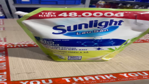 Nước lau sàn Sunlight hương chanh Yuzu và sả TÚI 3.4KG