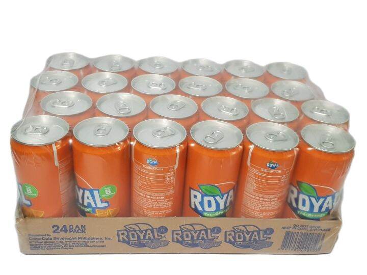 Royal Tru Orange In Can Coca Cola Products Pack Of 1 Case Of 24