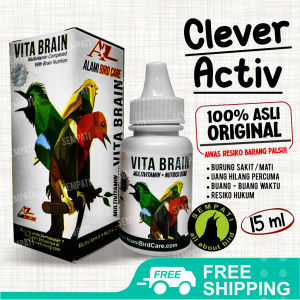 SEMPATI Vita Brain Alami Bird Care Vitamin Burung Meningkatkan Kecerdasan Kepintaran Konsentrasi Nutrisi Anti Stress VTAVBAA