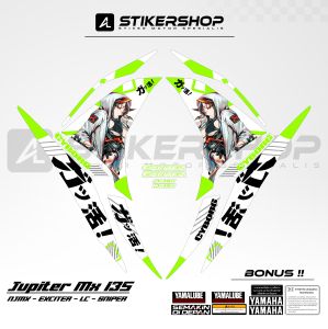 STIKER STRIPING JUPITER MX 135 LC EXCITER 135 2010 - 2015 GRAFIS VARIASI 064
