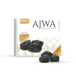 Kurma Ajwa 1 Kg Safiya | Kurma Nabi Azwa Madinah Manis Legit High Quality - 1 Kg