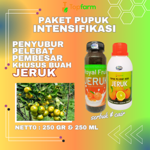 Pupuk Booster Buah Jeruk / Pupuk Booster Jeruk / Pupuk Booster Pelebat Buah Jeruk / Pupuk Booster Buah Jeruk Bali / Pupuk Jerul Limau
