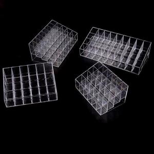 [COD] HUANGMS 24 36 40 Lipstick Holder Display Stand Cosmetic Organizer Makeup Case Acrylic
