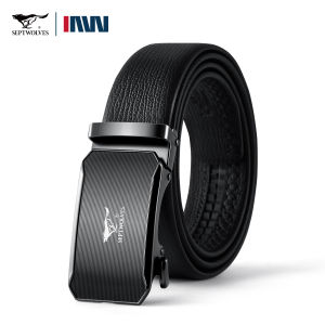 SEPTWOLVES Versatile Genuine leather Cowhide Leather Belt Effortless Style for Office Parties and Daily Wear Gift Father Dad Husband