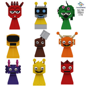 Sprunki Incredi building block set toys third stage game building block toys figurines gifts for children