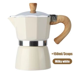 150ml Moka Pot Italian Top Coffee Maker Moka Aluminum Espresso Cafeteria Coffee Pot Maker