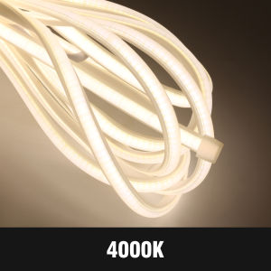 Hunta 220V Waterproof Outdoor COB Light Strip With Plug High-voltage Ultra Bright Silicone Flexible Ultra-thin LED Light Strip Tape 高亮度cob灯带