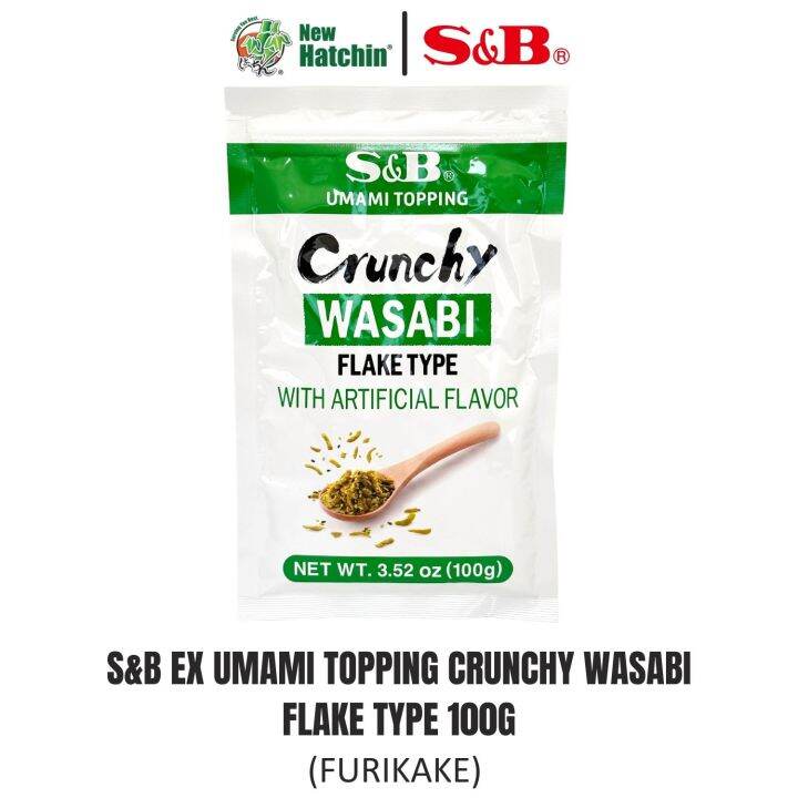 S&B EX UMAMI TOPPING CRUNCHY WASABI FLAKE TYPE 100G | Lazada PH