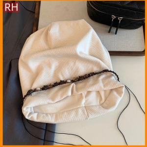 🔥🔥🔥ranghe Cổ điển Y2K baggy cap Ngôi Sao Tua Boho chuỗi trang trí Beanies cap đa năng phong cách dân tộc mùa thu mùa đông Áo Thun Mũ thời trang dạo phố