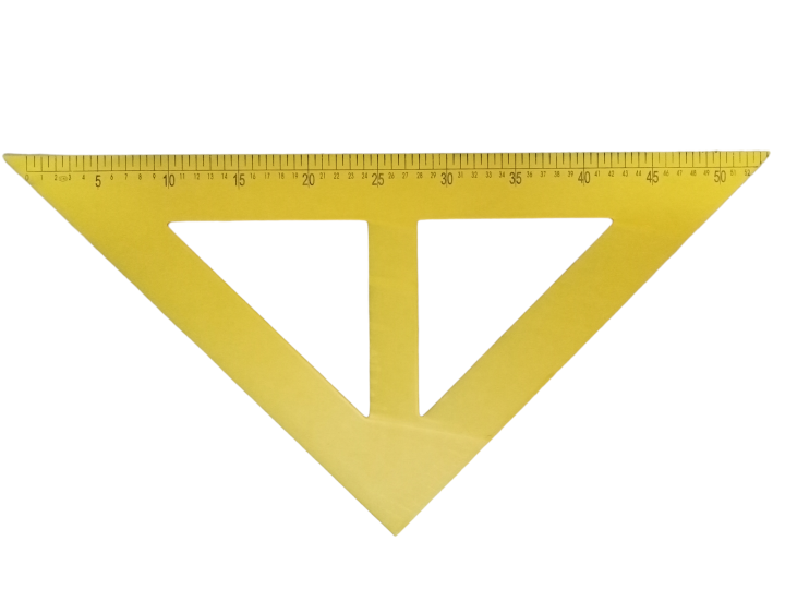 TRIANGLE RULER 56x39.5x39.5cm | Lazada PH
