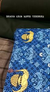 kain korpri terbaru c50 bahan lembut dan nyaman