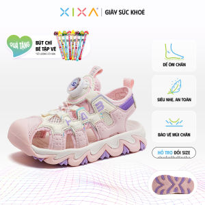 Dép Quai Hậu Cho Bé Trai HOBIBEAR AU7880 Xixa by Fandy Kids Đế EVA Khóa Xoay - Bảo Hành Keo Trọn Đời