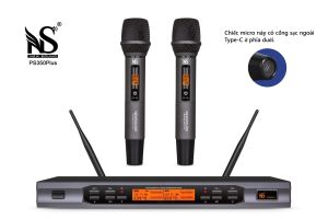 Micro không dây New Sound PS-350 Plus Chống Hú Cao Cấp Thế Hệ Mới Sóng Siêu Khỏe Hát Cực Nhẹ Tần Số Sóng Ổn Định