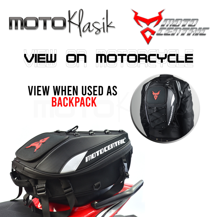 Motocentric store tail bag