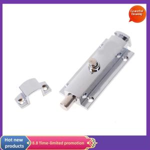 Graceful Button Push Open Safety Lock Door Window Security Bolt Latch Lock Door Hardware