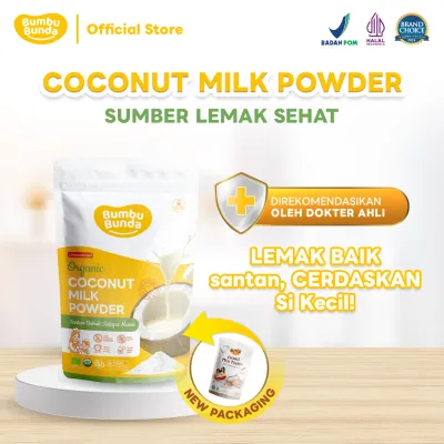 Bumbu Bunda Coconut Milk Powder 150g – Santan Bubuk Organik MPASI | |Santan MPASI | Santan Sehat | 100% Kelapa Gluten-free | Tanpa Susu Hewani | Praktis & Bernutrisi