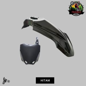 SPAKBOR SET DEPAN PAPAN NOMOR YZ 85 YZ85 NEW BARU 2016 MOTOR CROSS TRAIL YAMAHA FENDER SUPERMOTO PNP
