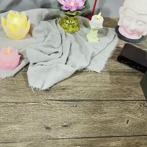 LED Lotus Lamp Electronic Candle Realistic Floral LED Light Indoor Decor Buddhist Offering Lamp