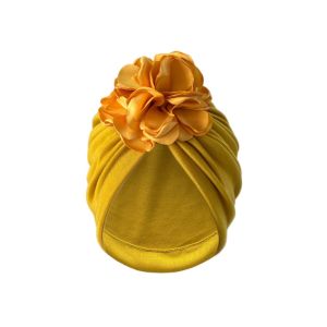 ZENO Hoa lớn Mũ turban nữ Màu đơn sắc Đàn hồi Khăn trùm đầu Hồi giáo Thời trang Mũ len Phụ kiện tóc