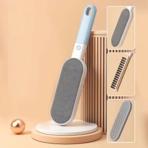 Reusable Lint Remover Brush for Clothes Sofa Carpet Pet Hair Remover Static Hair Cleaning Brush for Dogs Cats Portable