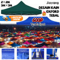 Tenda Jualan 3x3 Tenda Lipat Tenda Bazar Outdoor Tenda Gazebo 600D Tenda Jualan Pameran Dagang. 