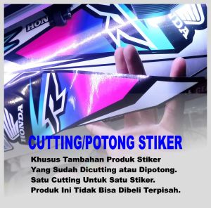 Stiker Striping Standar Full Hologram Kawasaki Ninja 150RR 2014 SE
