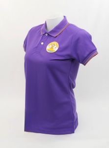 💥BIG Sale ลดแรง💥สีม่วง เสื้อโปโล กรมปศุสัตว์ ผ้าเกรดแบรนด์เนม นุ่มลื่นใส่สบาย ระบายอากาศดีเยี่ยม