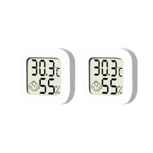 Miniature Indoor Climate Monitor High Resolution Screen Accurate Readings Portable Hygrometer For Home Office Decor