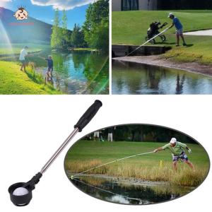 Welcomehome Steel Golf Ball Retriever 8 Sections Telescopic Golf Ball Picker for Water