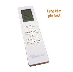 Remote Dùng Cho Máy Lạnh SAMSUNG Điều Khiển Điều Hòa Kèm Pin AAA