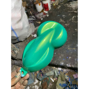 cat alien green PU Custom Gresik