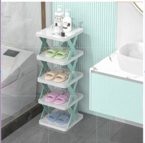 Kệ Giày Dép 5 Tầng Chữ X Giá Đựng Để Đồ Đa Năng - GIAO MÀU NGẪU NHIÊN