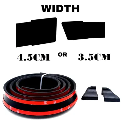 PROTON WAJA REAR BOOT BONNET DUCKTAIL SPOILER Rubber Bumper Roof Tail Wing Lip Sticker campro mmc cp 【Nice】