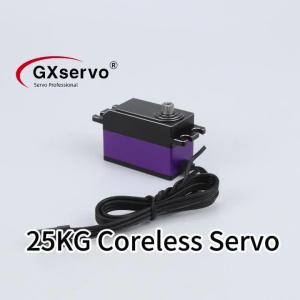 2026 GX 25KG Coreless Servo Large Real Torque Aluminium Shell Metal Gear Waterproof 1:10 Short Body For RC Car Robot Airplane Boat