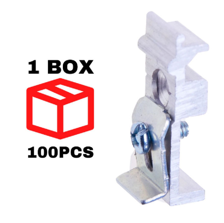 [100PCS/BOX] Super Doso Single Ceiling (Aluminium) Bracket / Siling