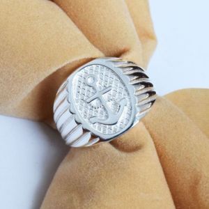 anchor mens ring silver 92.5 Italy silver jewelry (TUNAY NA SILVER)